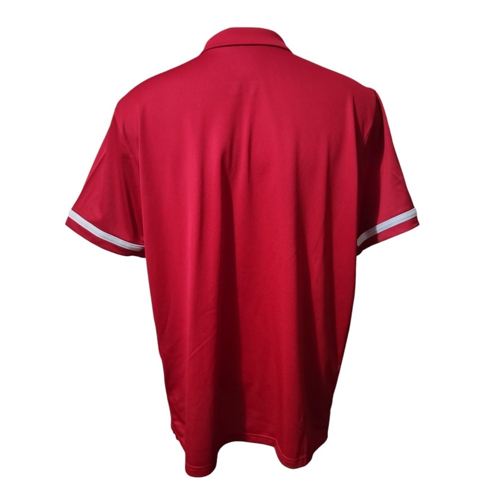 Adidas FAU Polo Mens Size 2XL Flint Area United Soccer Club Embroidered Logo Red - Picture 6 of 16